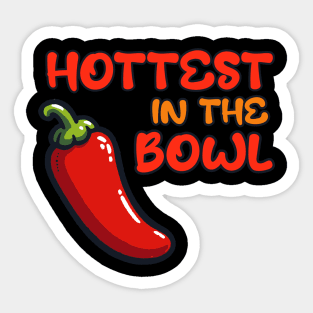 Hottest in the Bowl Chili Sticker